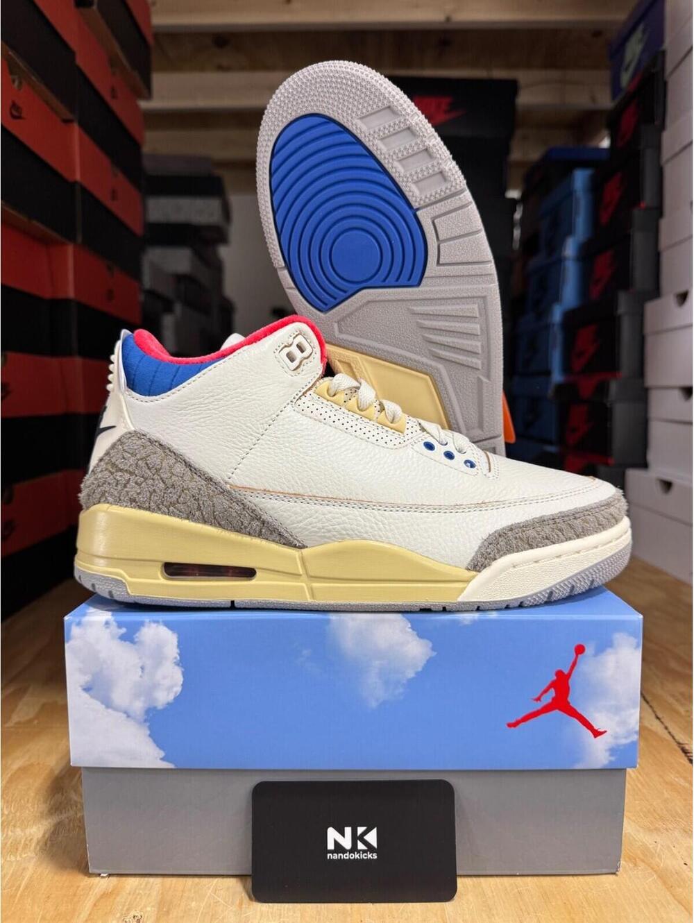Air Jordan 3 Retro 'Seoul 2.0' IB1482-100 BRAND NEW MENS SIZE 7